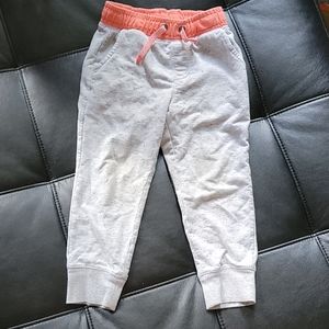 Cat & Jack Gray and Coral Sweatpants
